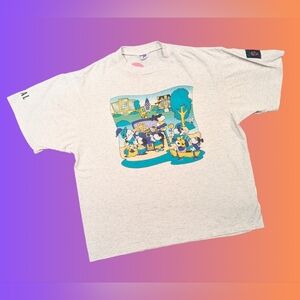 Vintage 1990's Humeur Design, Laval L'Ile aux Trésors T-Shirt Size L